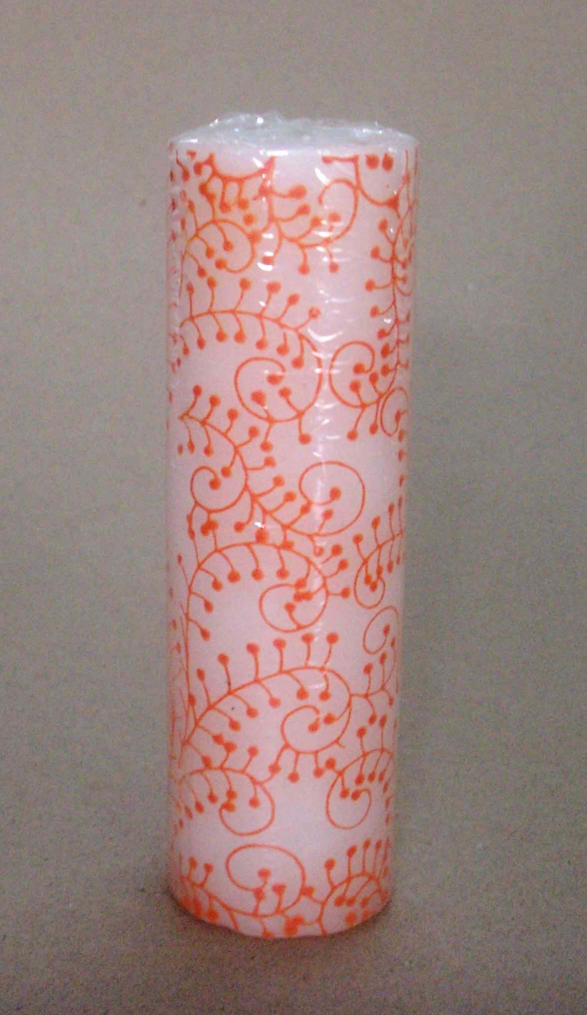 Pillar Candles - Wax, 8cm Diameter X 10cm Height, Blue | Customizable, Elegant Design, Handcrafted, Long Burn Time, Unique Style