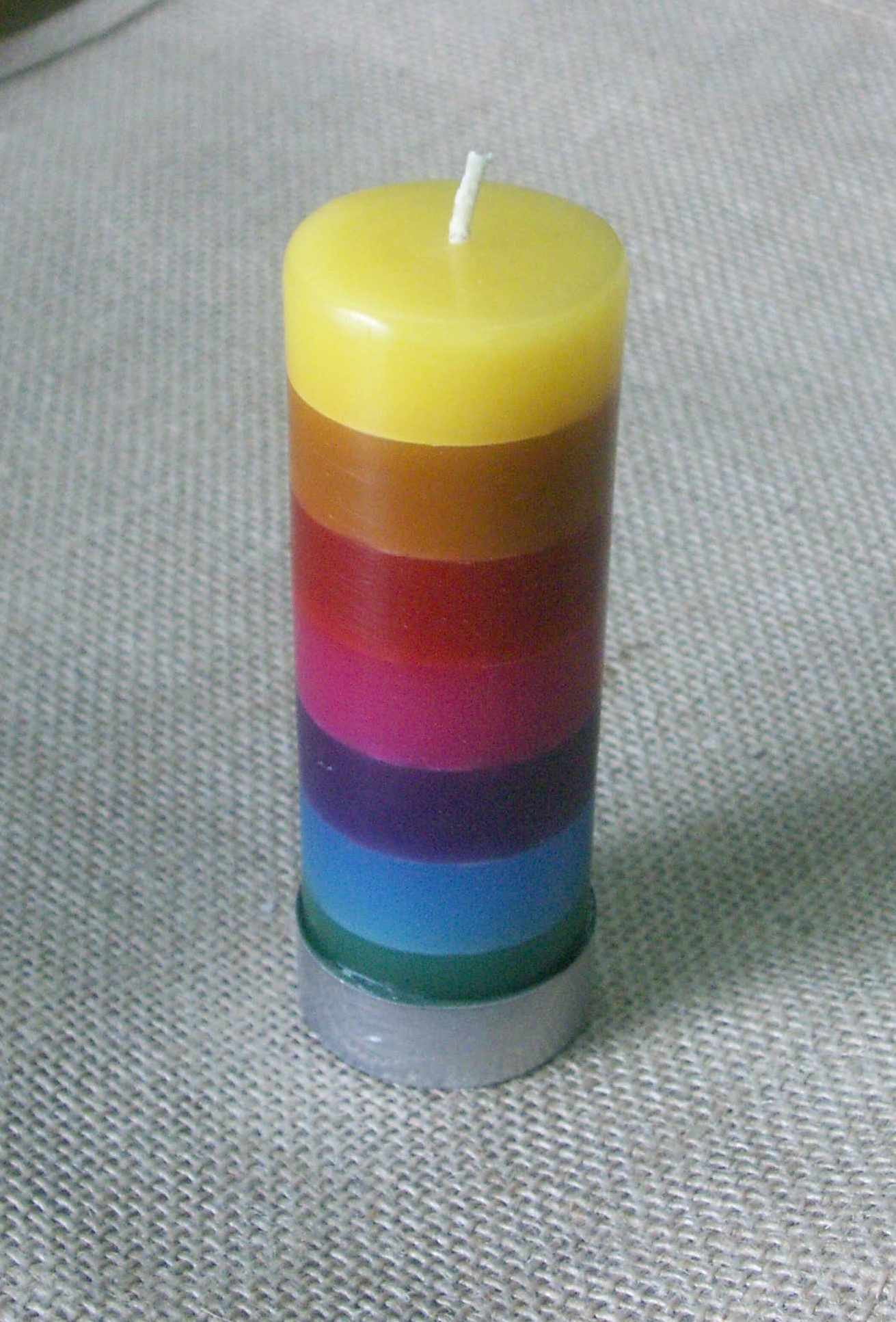 Pillar Candles - Wax, 8cm Diameter X 10cm Height, Blue | Customizable, Elegant Design, Handcrafted, Long Burn Time, Unique Style
