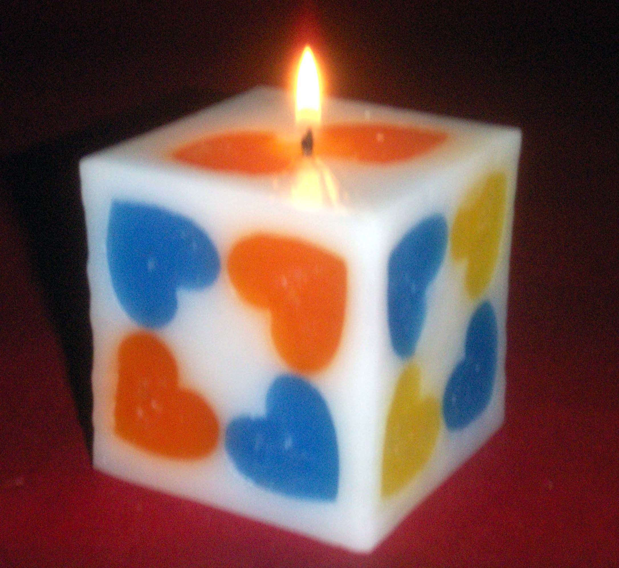 Decorative Cube Candles