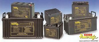 Exide द्वारा निर्मित VRLA बैटरी