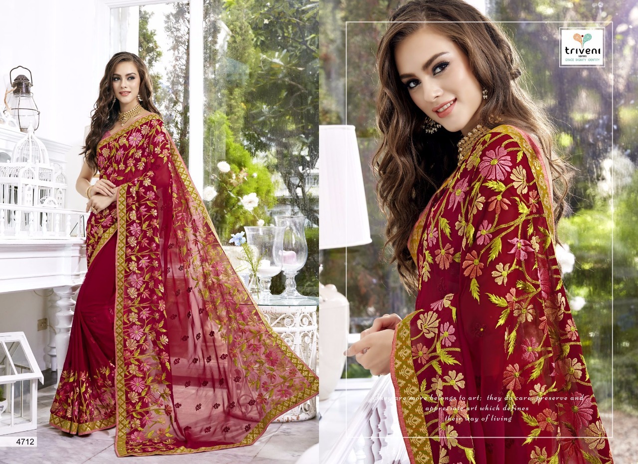 Fancy Printed Saree - Cotton Silk, Embroidered Pattern, Multicolor, Lace Closure, Suitable For All Seasons With Intricate Thread Work