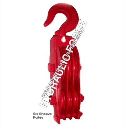 Six Sheave Pulley Force: Hydraulic