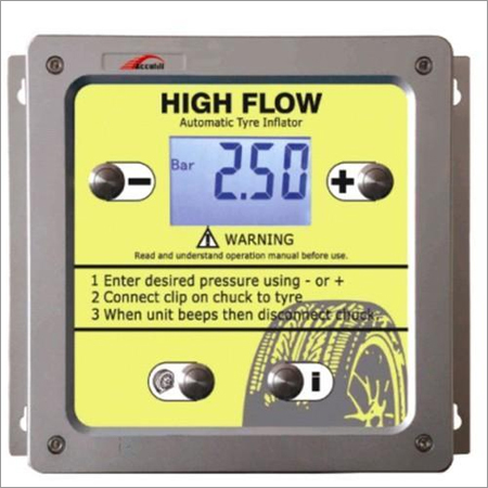 Digital Tyre Inflator - 77mm Width, 220V Working Voltage | 1 Year Warranty, Efficient Tire Maintenance