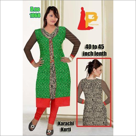 महिलाओं के कैजुअल कराची कुर्ती