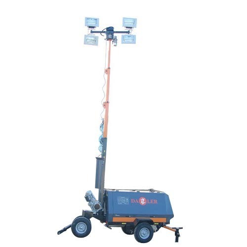 Trolley Mounted Flood Lighting Tower