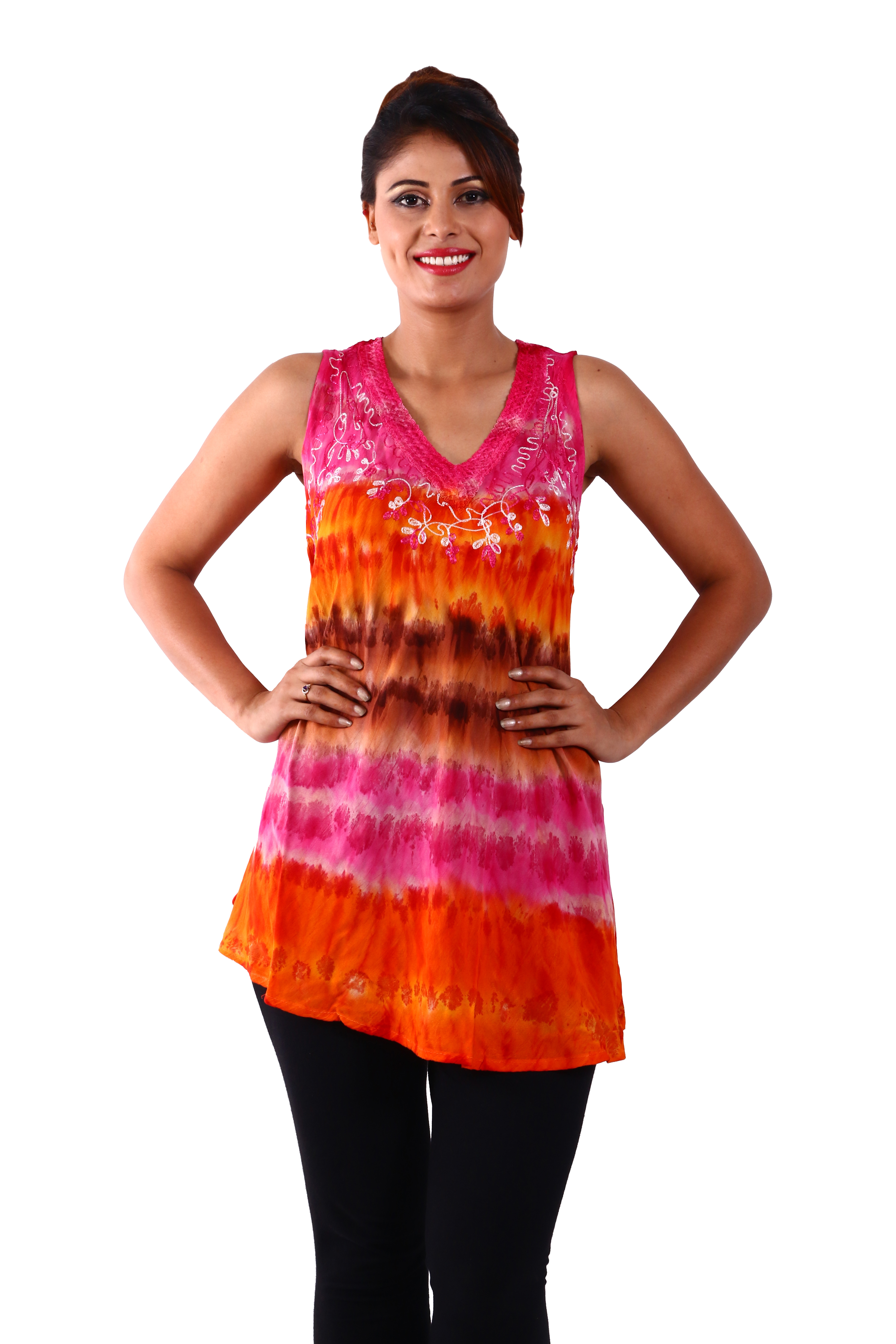 Multicolor Rayon Blouse