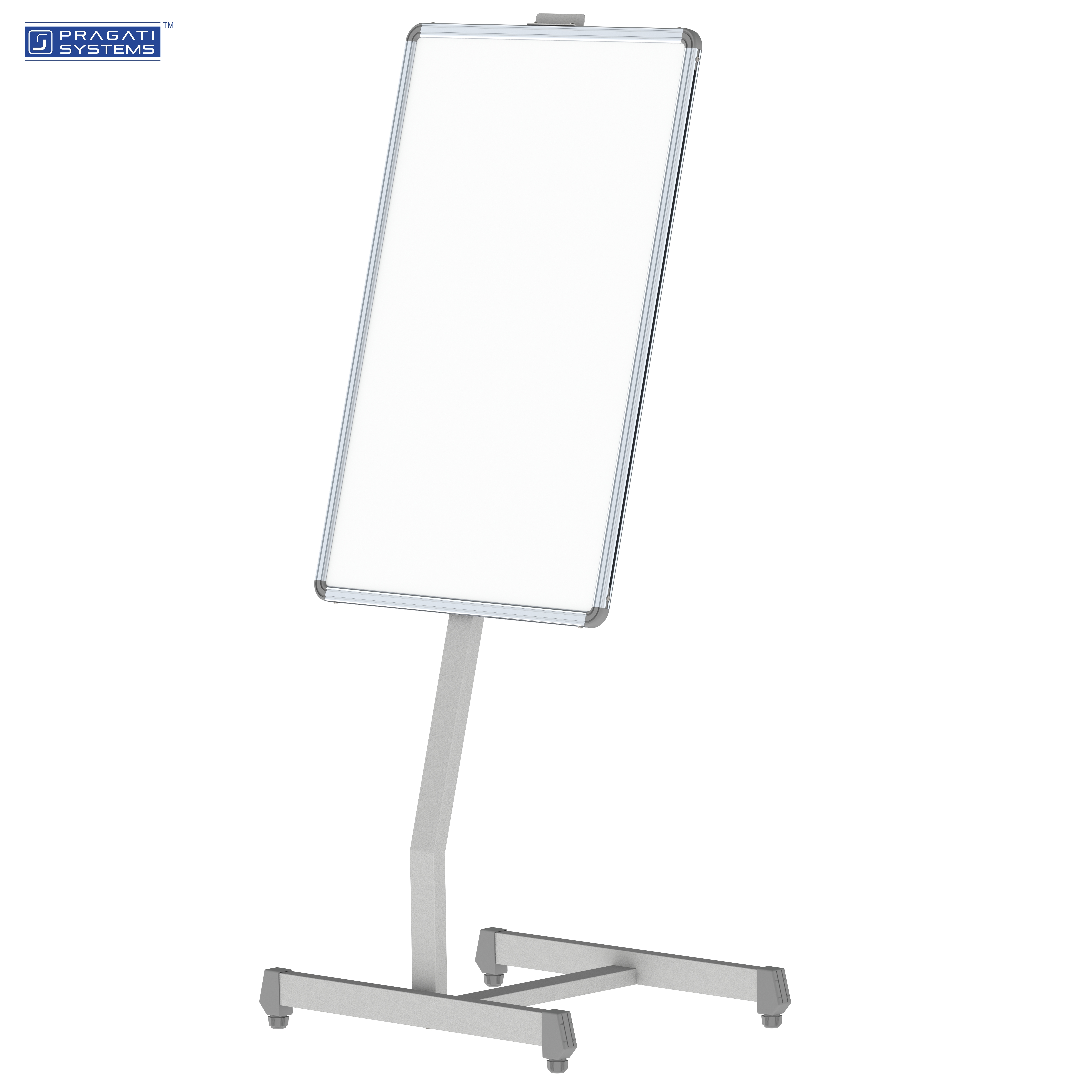 Lobby & Welcome Board Display Stand - Crca Steel, 154cm X 60cm X 50cm, Nickel Grey | Rigid & Stable Structure, Multi-directional Stability, Minimal Design, Ideal For Promotions