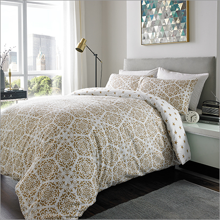 Brushed Stars Bed Sheets - Color: As Per Required
