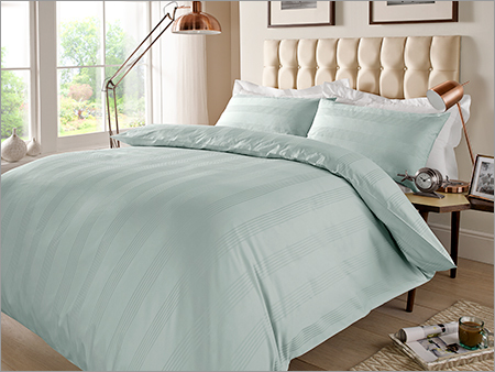 Stripe Bed Sheet - Color: As Per Required