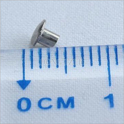 Stainless Steel Rivet - 0.125 Inch Diameter, 0.375 Inch Length | Round Head, 100 Pieces, High Functional Efficiency, Easy To Install, Accurate Dimensions