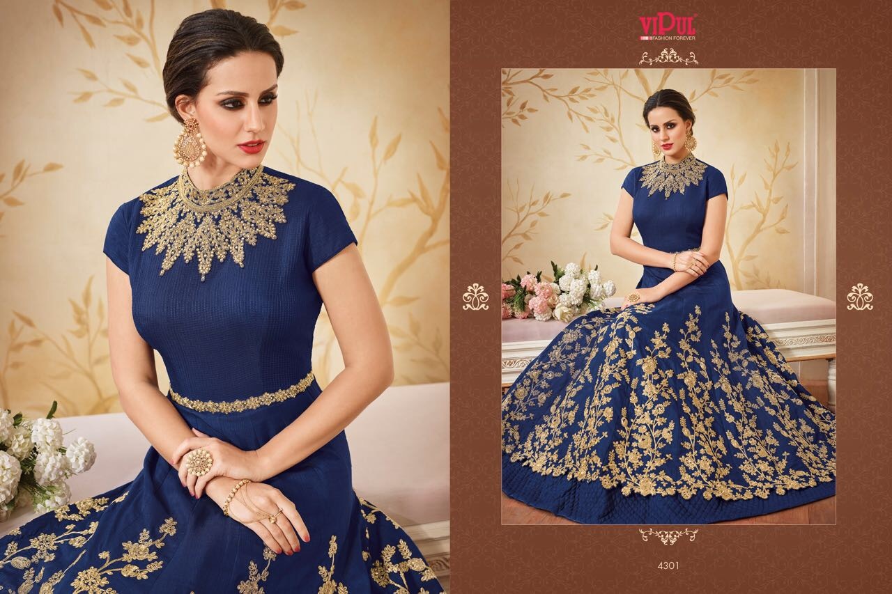 Anarkali Type Long Work Suits