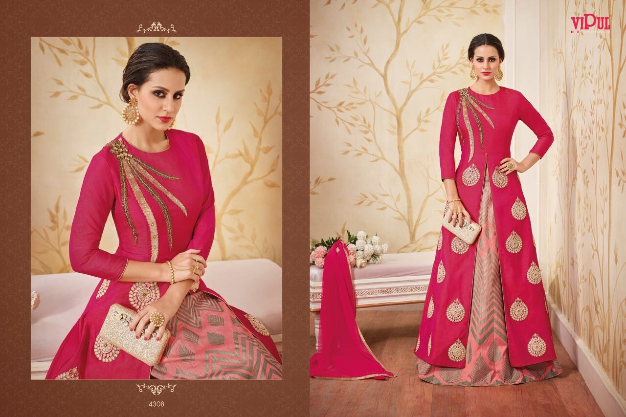 Anarkali Type Long Work Suits
