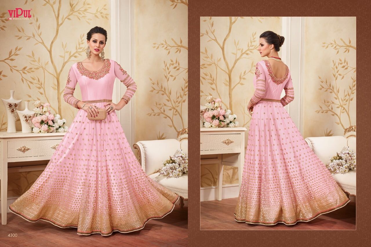 Anarkali Type Long Work Suits