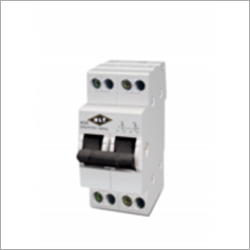 Double MCB Changeover Switch - Plastic Material, 240-415 Rated Voltage, White and Black Color | Double Changeover for Enhanced Short Circuit and Overvoltage Protection