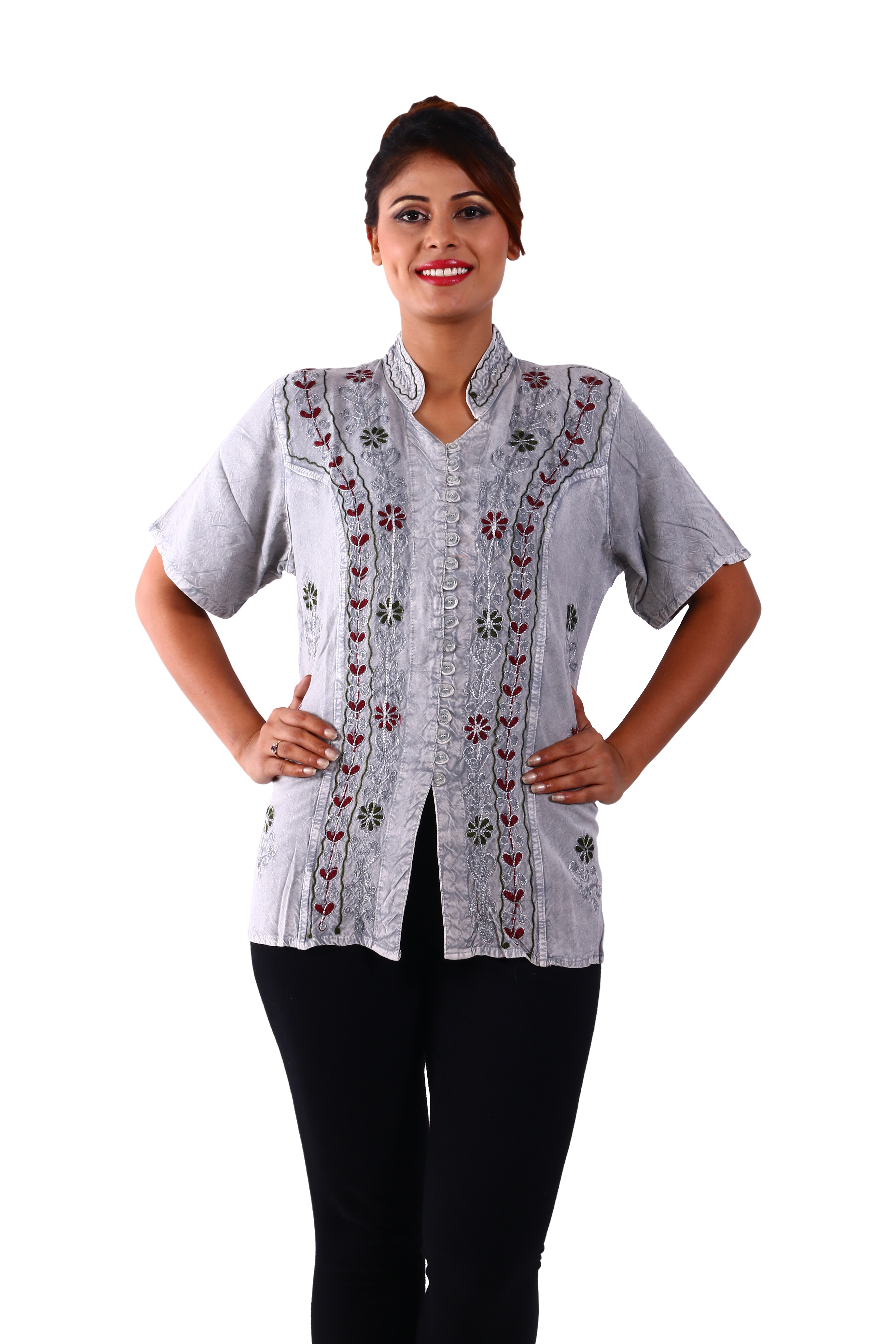 Cream Rayon Blouse