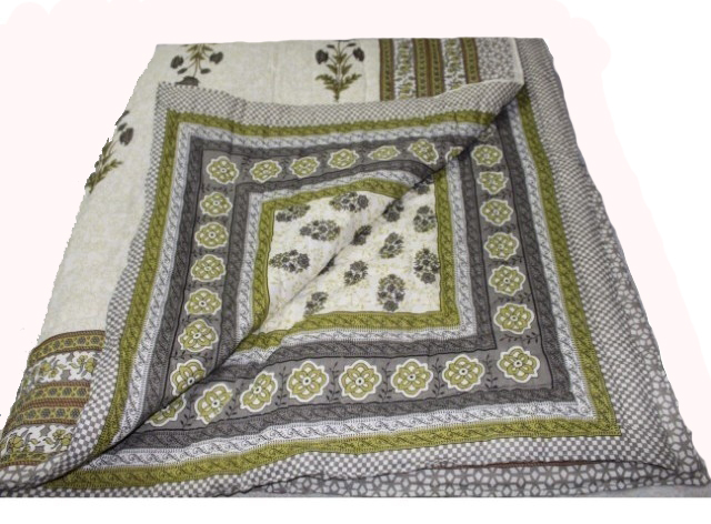 100% Cotton Printed Double Quilt