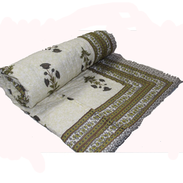 100% Cotton Printed Double Quilt