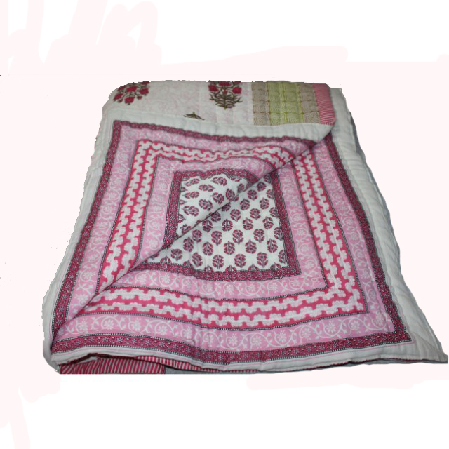 100% Cotton Printed Double Quilt
