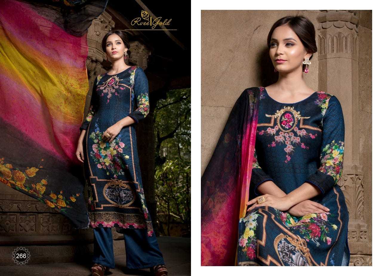 Printed Pashmina Work Suits