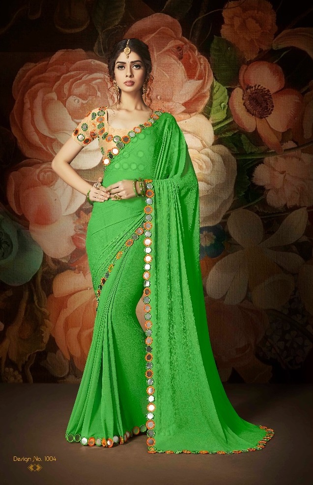 Multi Soft Chiffon Saree