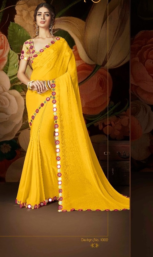 Multi Soft Chiffon Saree