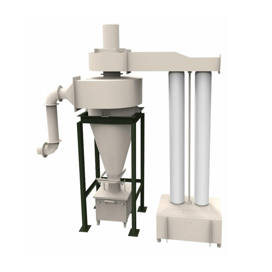Cyclone Dust Collector - 2.2 Kw Power, 1950 M3/hr Airflow | Efficient Dust Separation With Manual Filter Cleaning, Indoor Use, And 300 Liters Collection Capacity