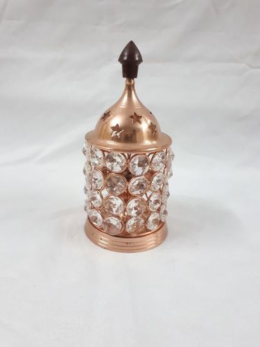 Brass Laltain Diya - Metal, 5-10 Grams, Brass Polish Color | Lightweight, Polished Finishing, Indian Style, Artificial Design