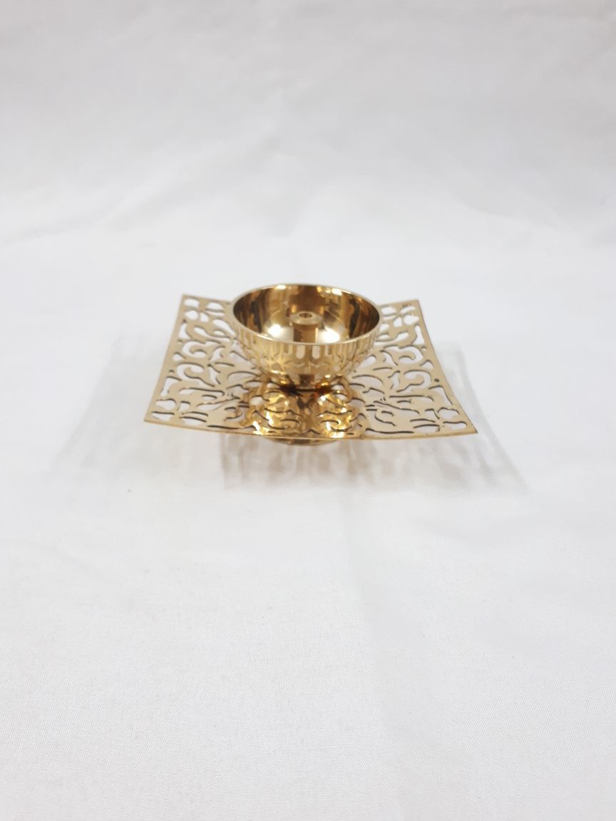 Brass Goblet Diya - Brass Metal, Light Weight, Polished Finish | Indian Style, Elegant Design, Perfect For Home Decor And Lighting