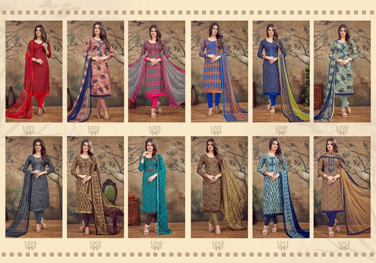 Brown Designer Printed Suits