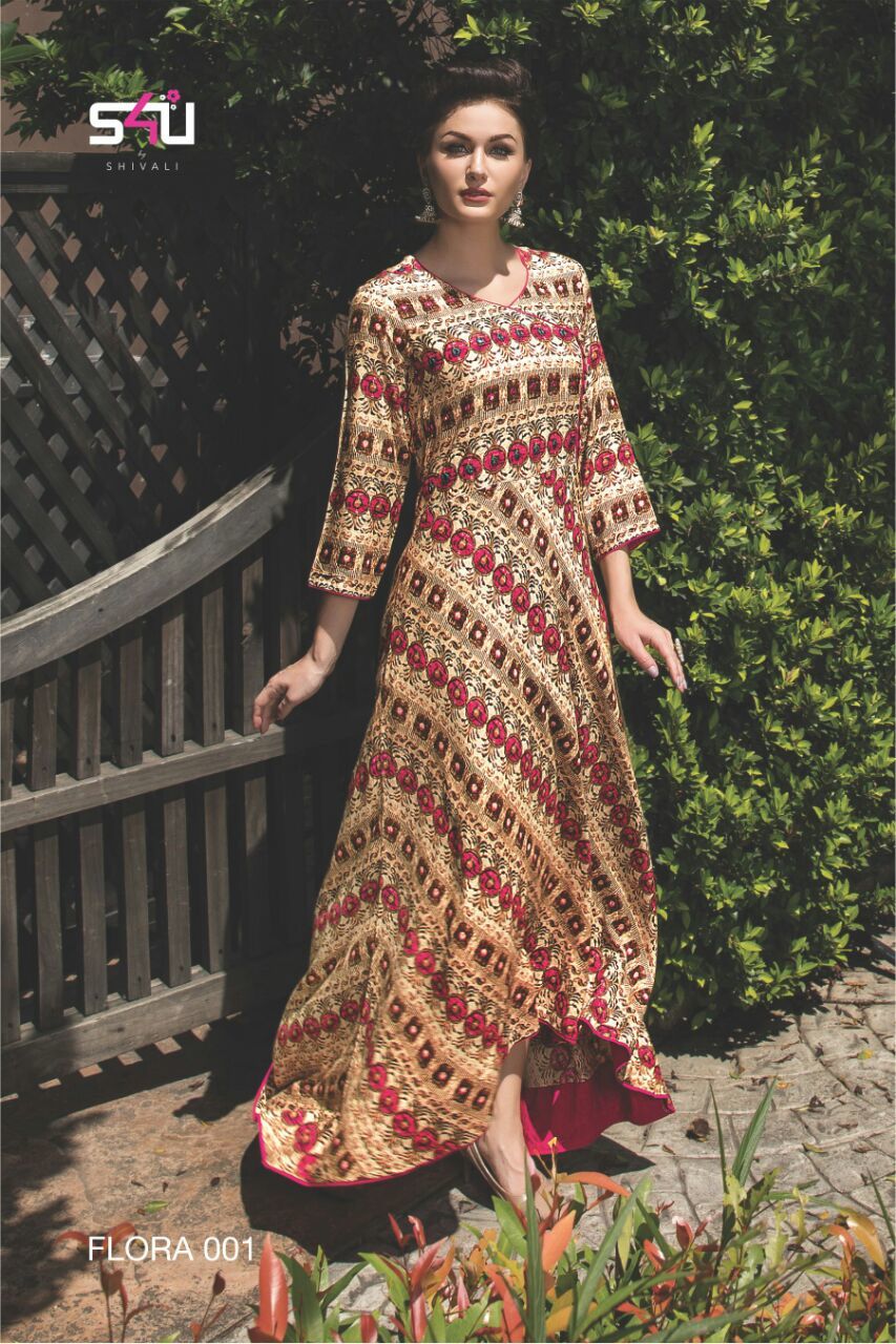 Rayon Printed Kurti