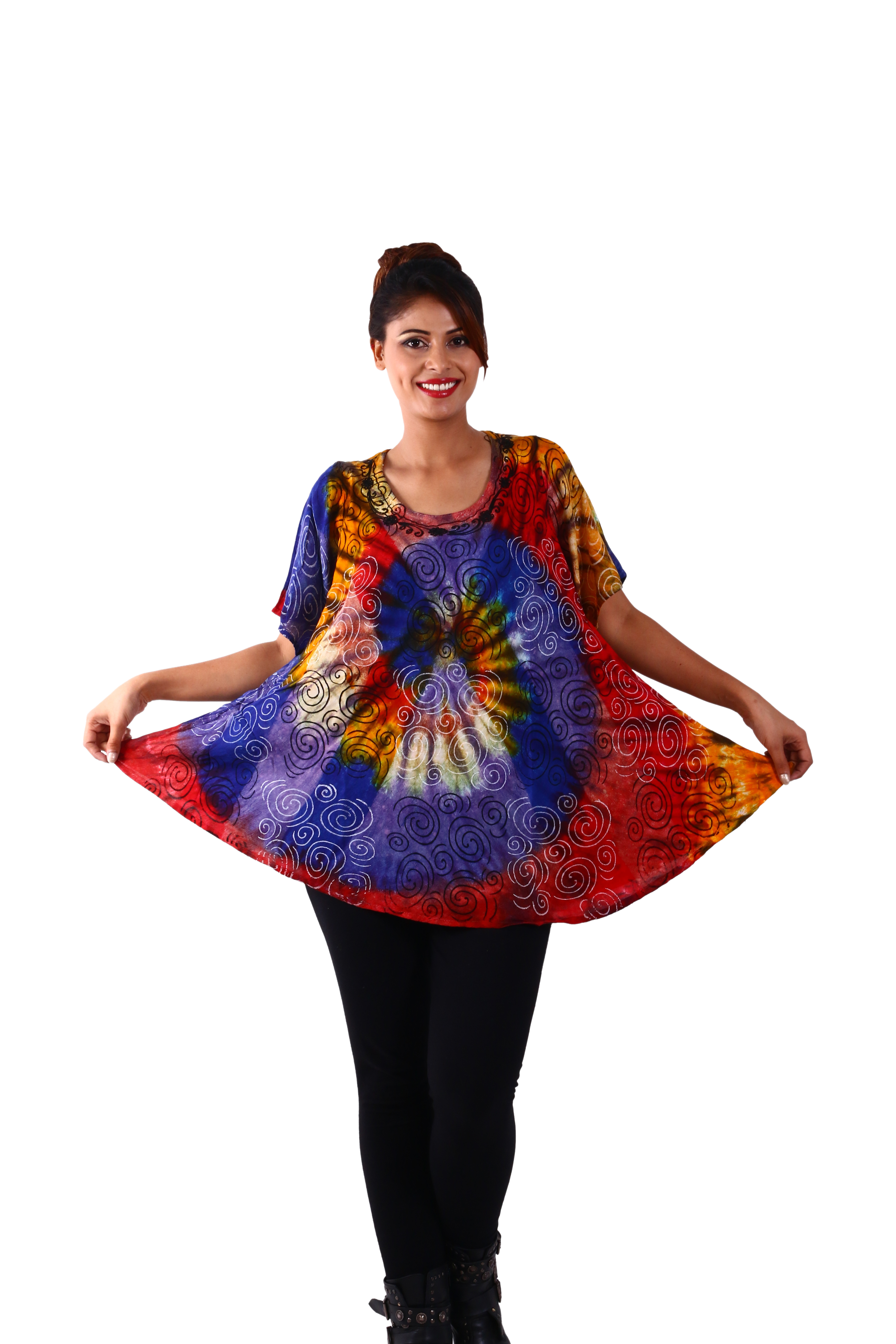 Rayon Blouse - Multicolor, Sleeveless Casual Dress | Quick Dry, Washable, No Fade, Dry Cleaning Friendly, Available In Sizes Xs-xxxl