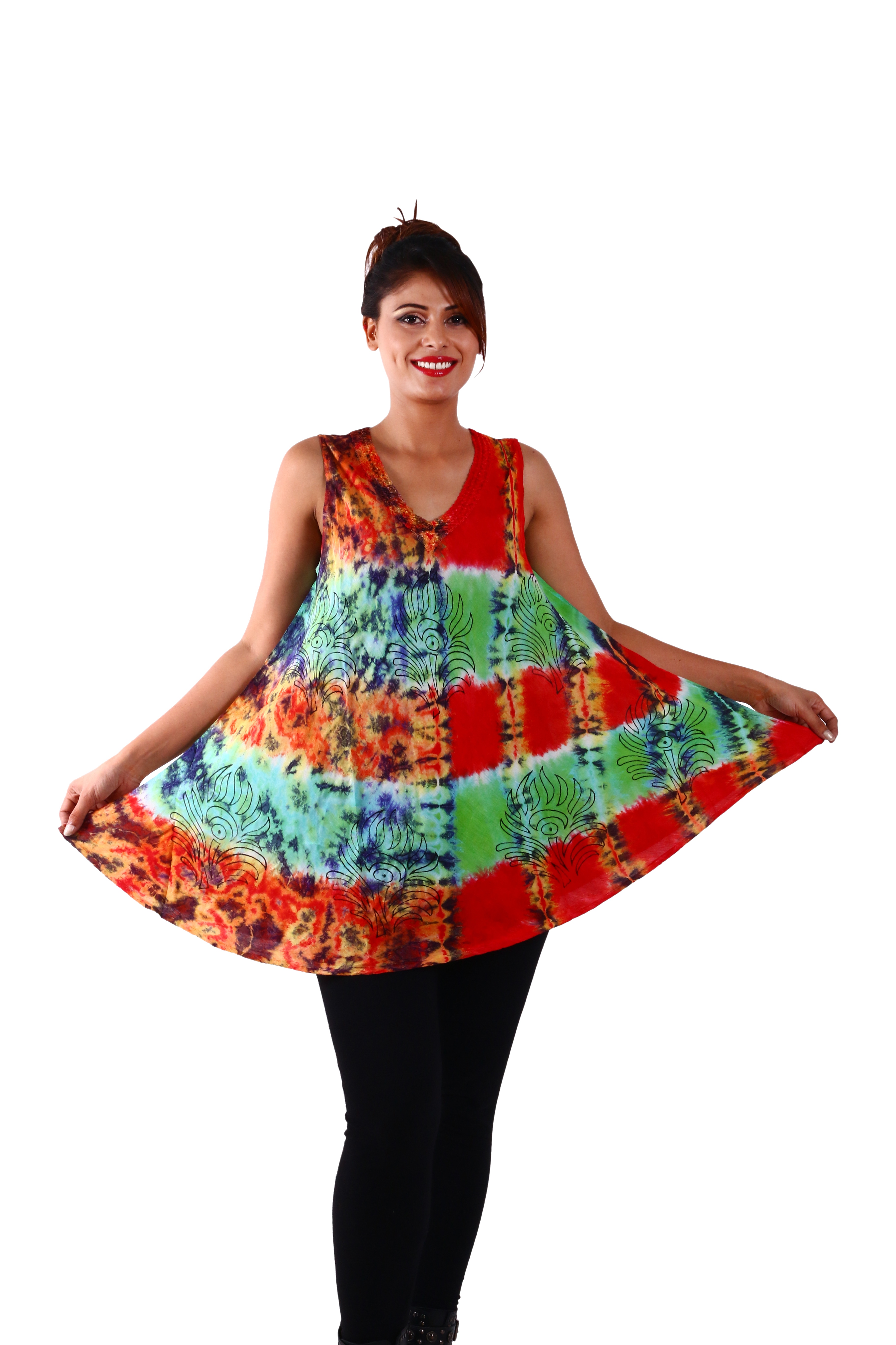 Multicolor Rayon Blouse