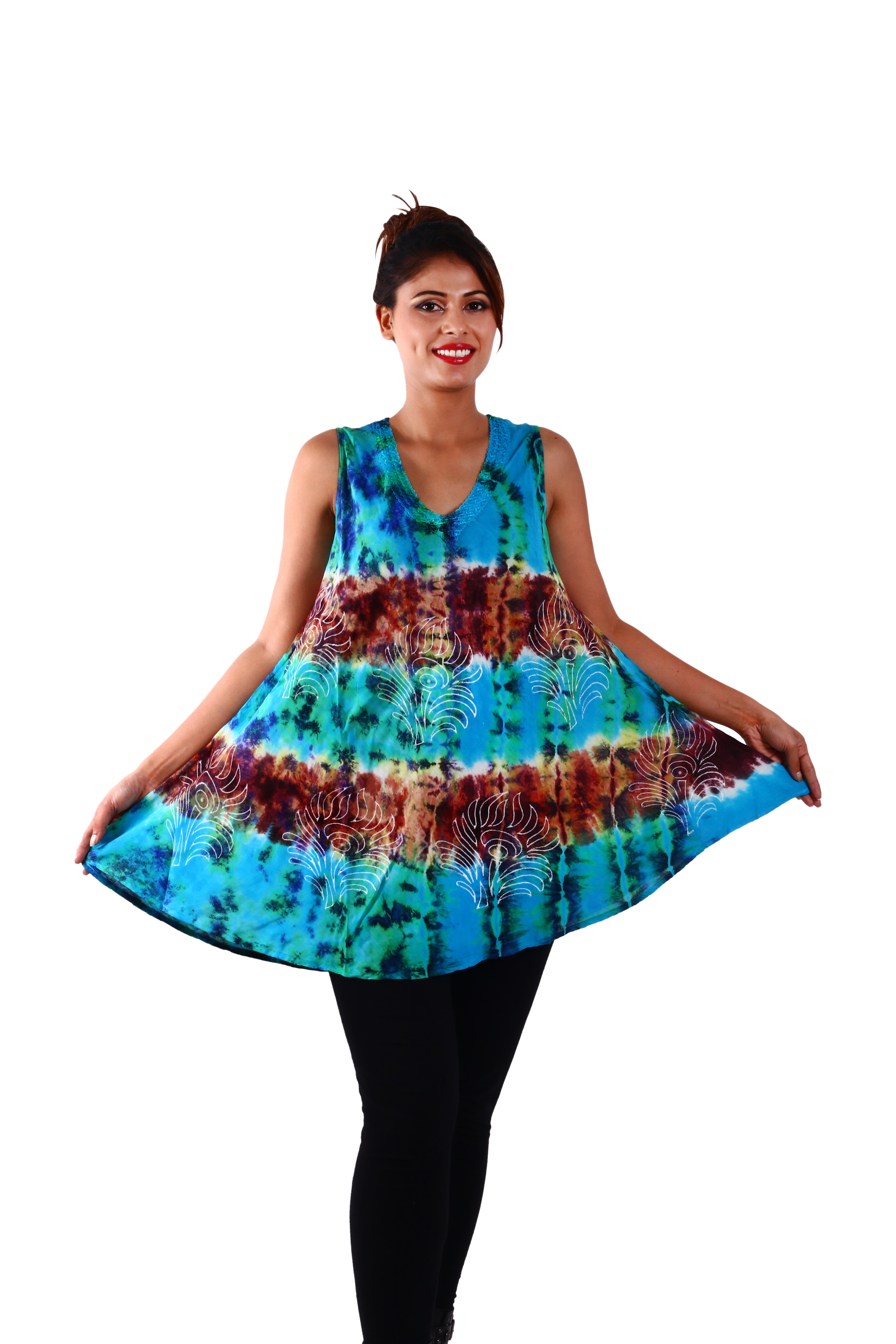 Multicolor Rayon Blouse