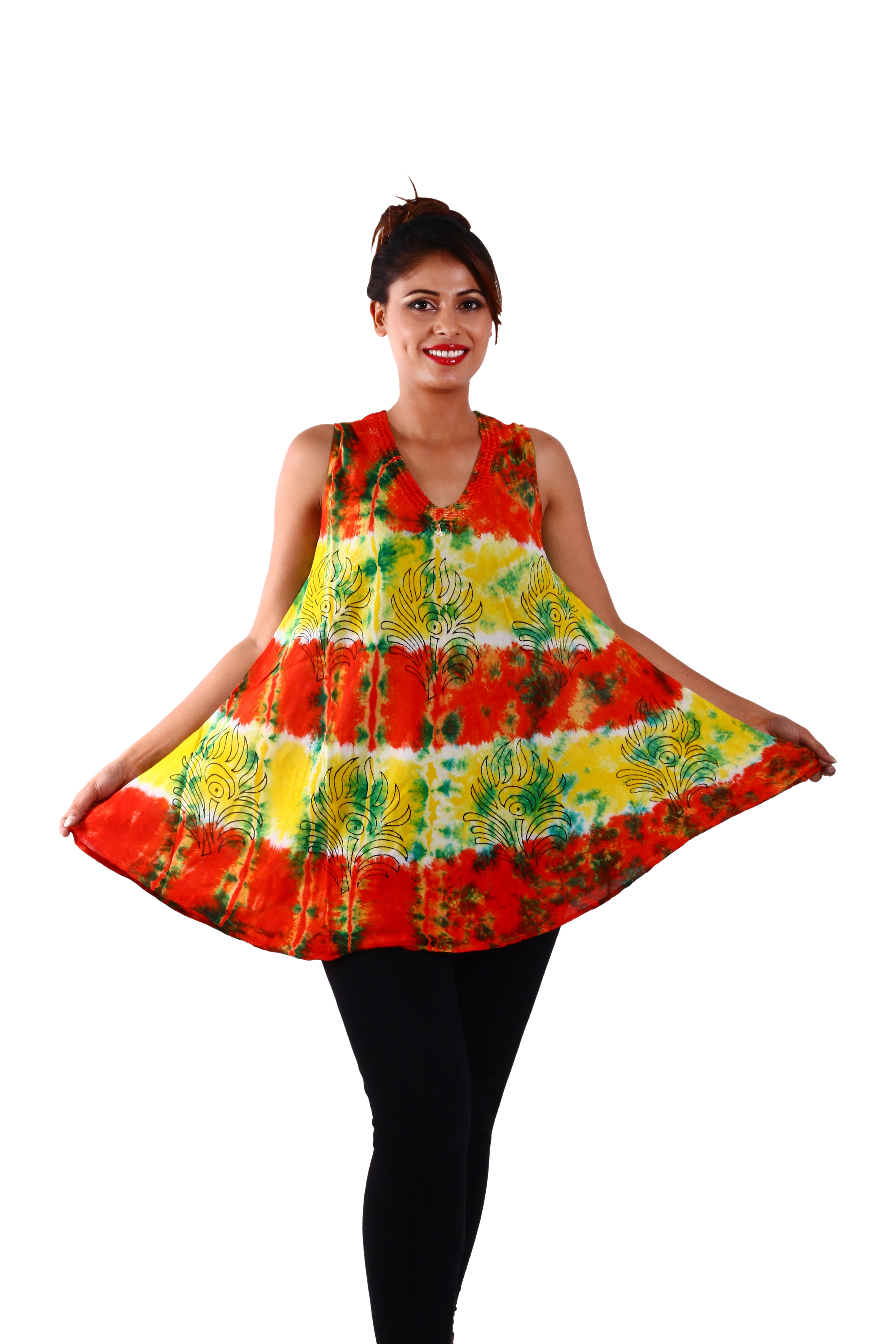 Multicolor Rayon Blouse