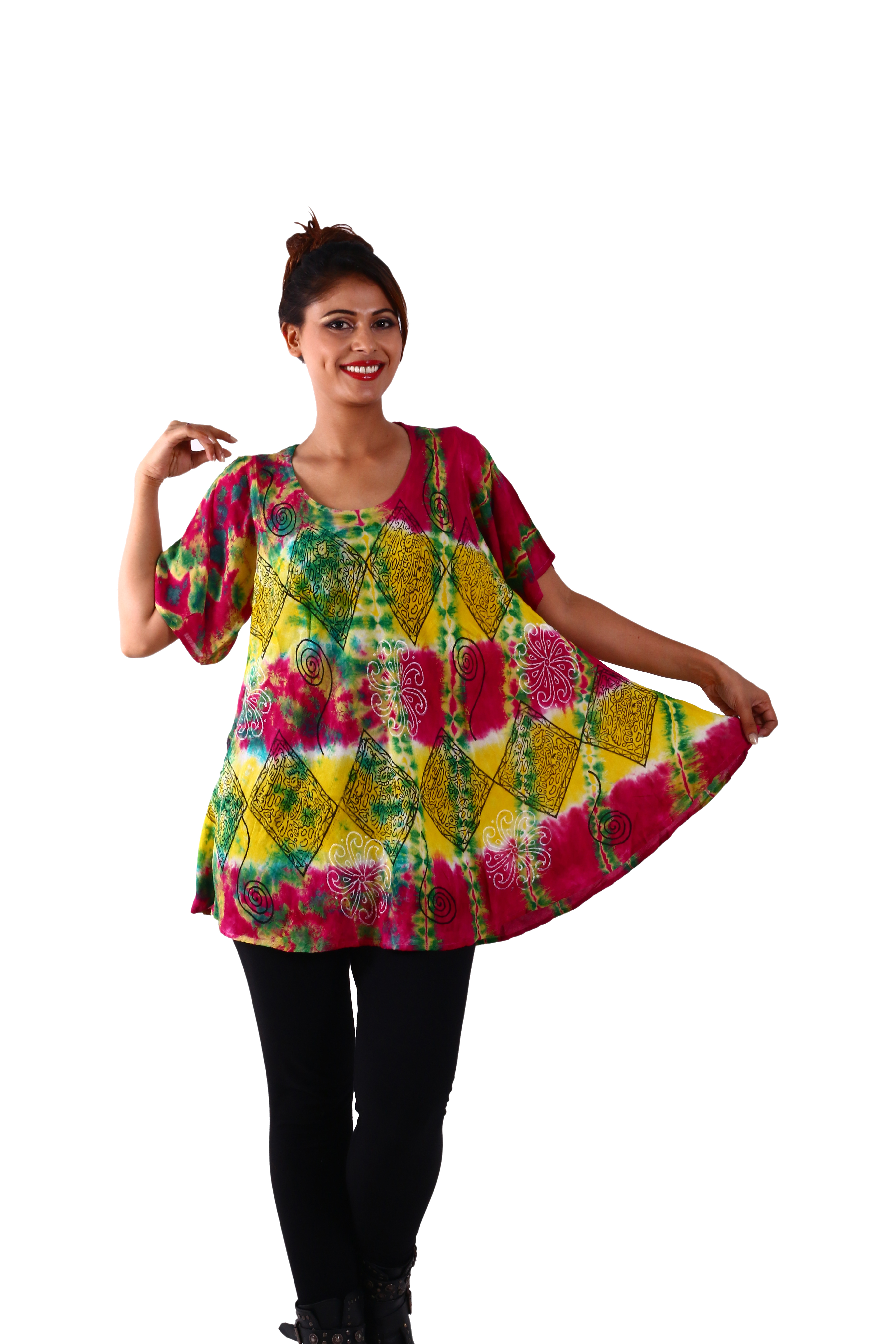 Multicolor Rayon Blouse