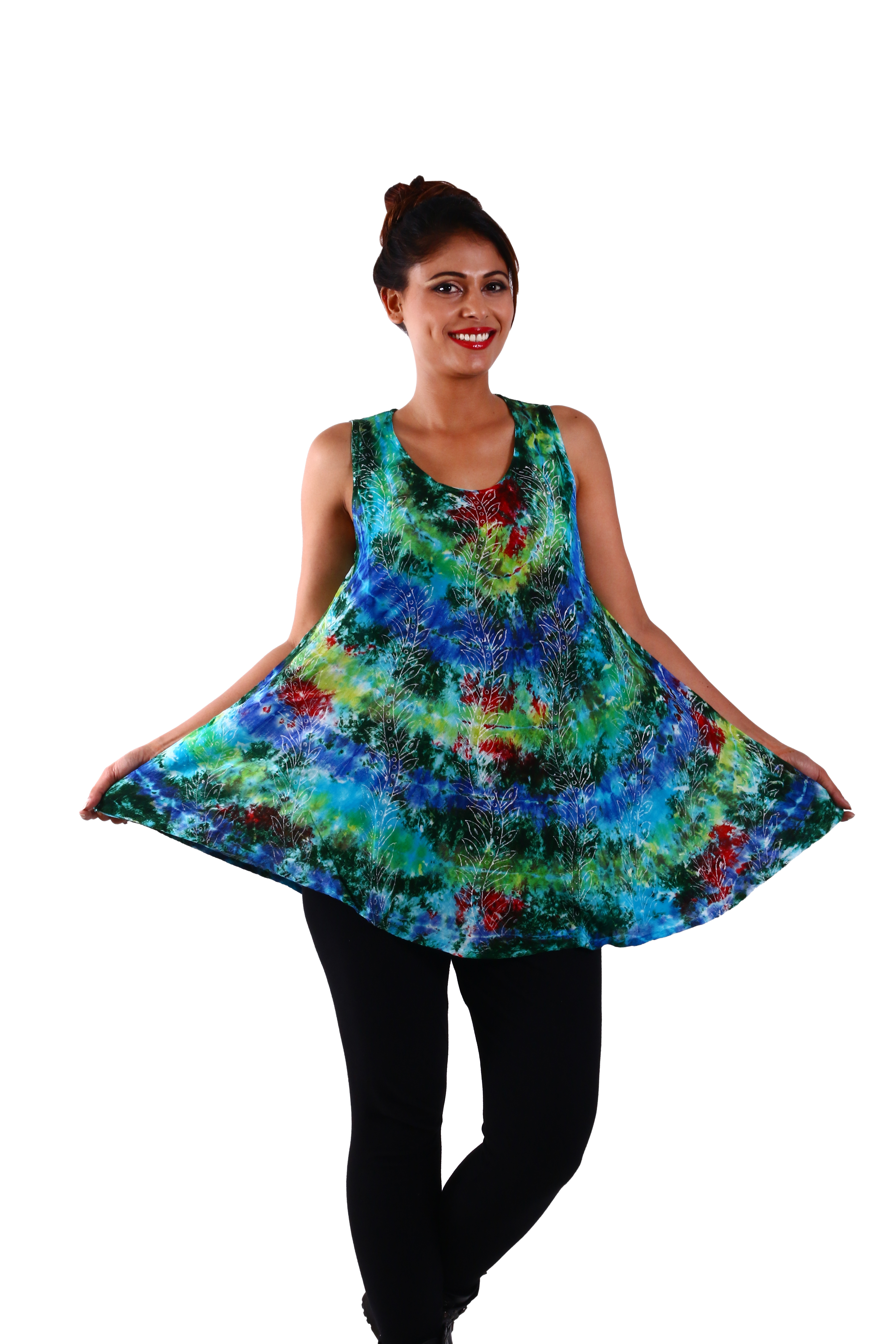 Multicolor Rayon Blouse