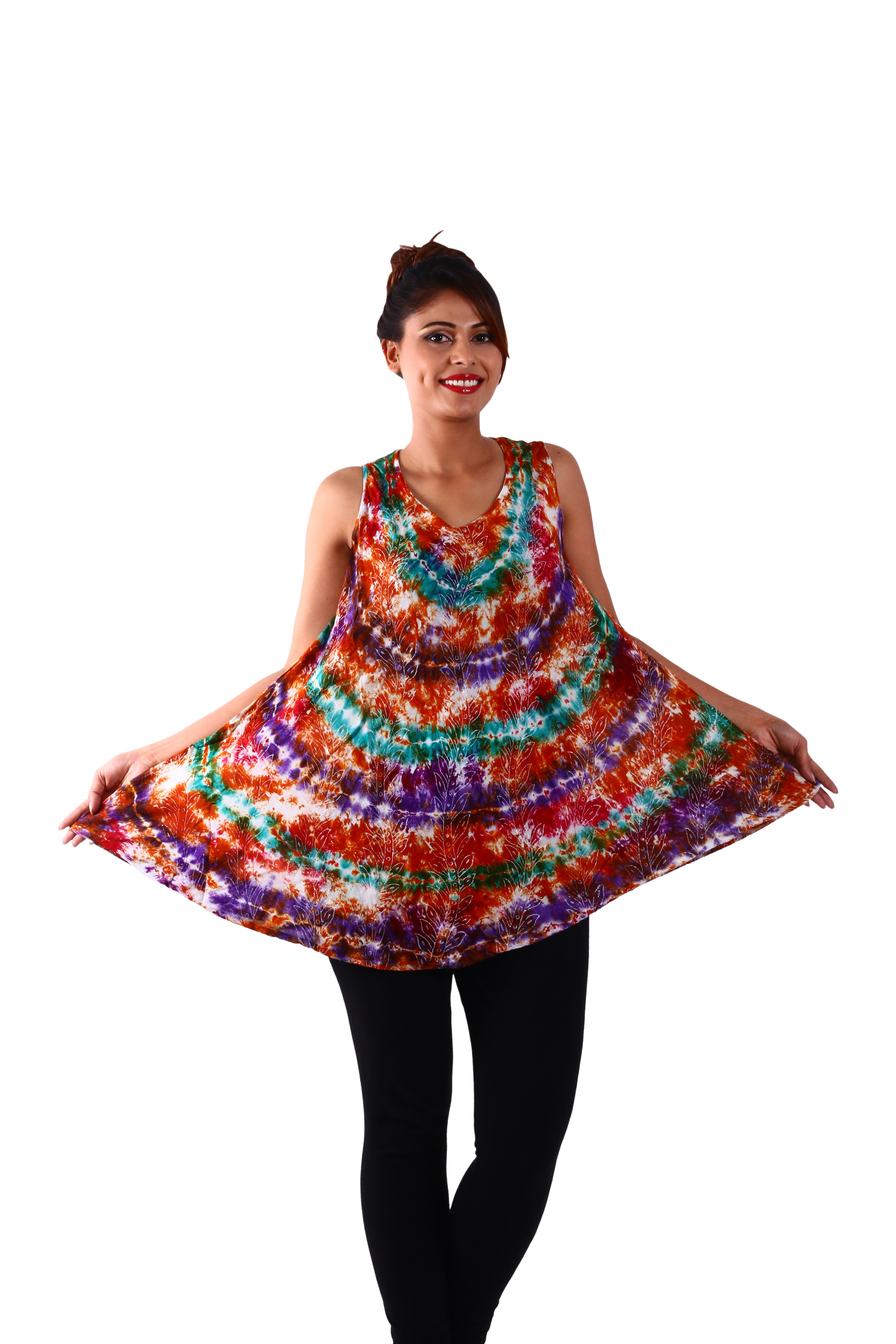 Multicolor Rayon Blouse