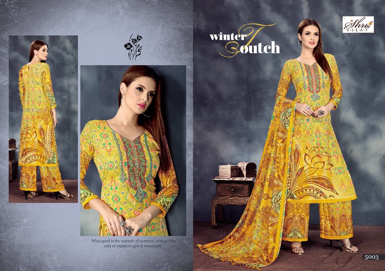 Pure Pashmina Jaqard Print