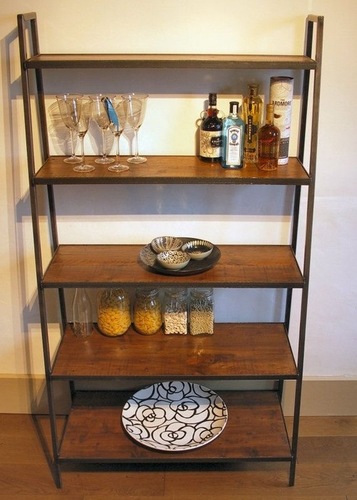 Designer Iron Bookshelf