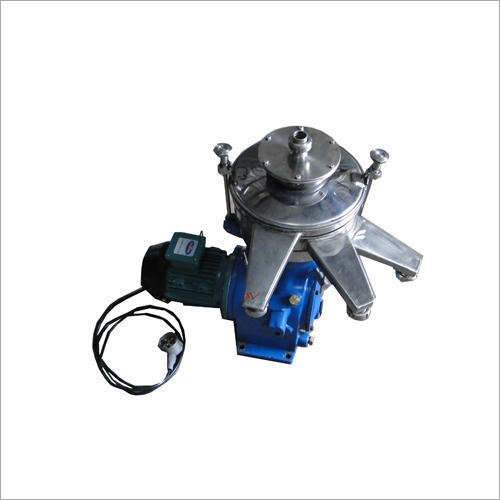 Ghee Clarifier Machine - Mild Steel Construction, Silver And Blue Design | Manual Control, Easy To Operate for Dairy Use