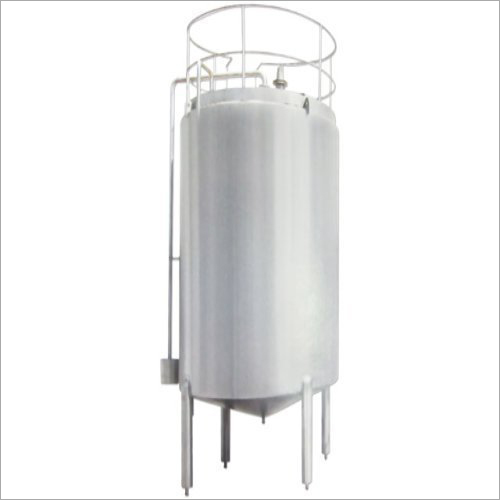 Ghee Storage Tank - Mild Steel, Silver | Manual Control, Easy To Operate