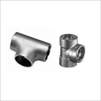 Buttweld Tee - Silicon Steel, 1-3mm Thickness, Sleek Grey Color | Seamless Pipe Connection, Round Surface Design