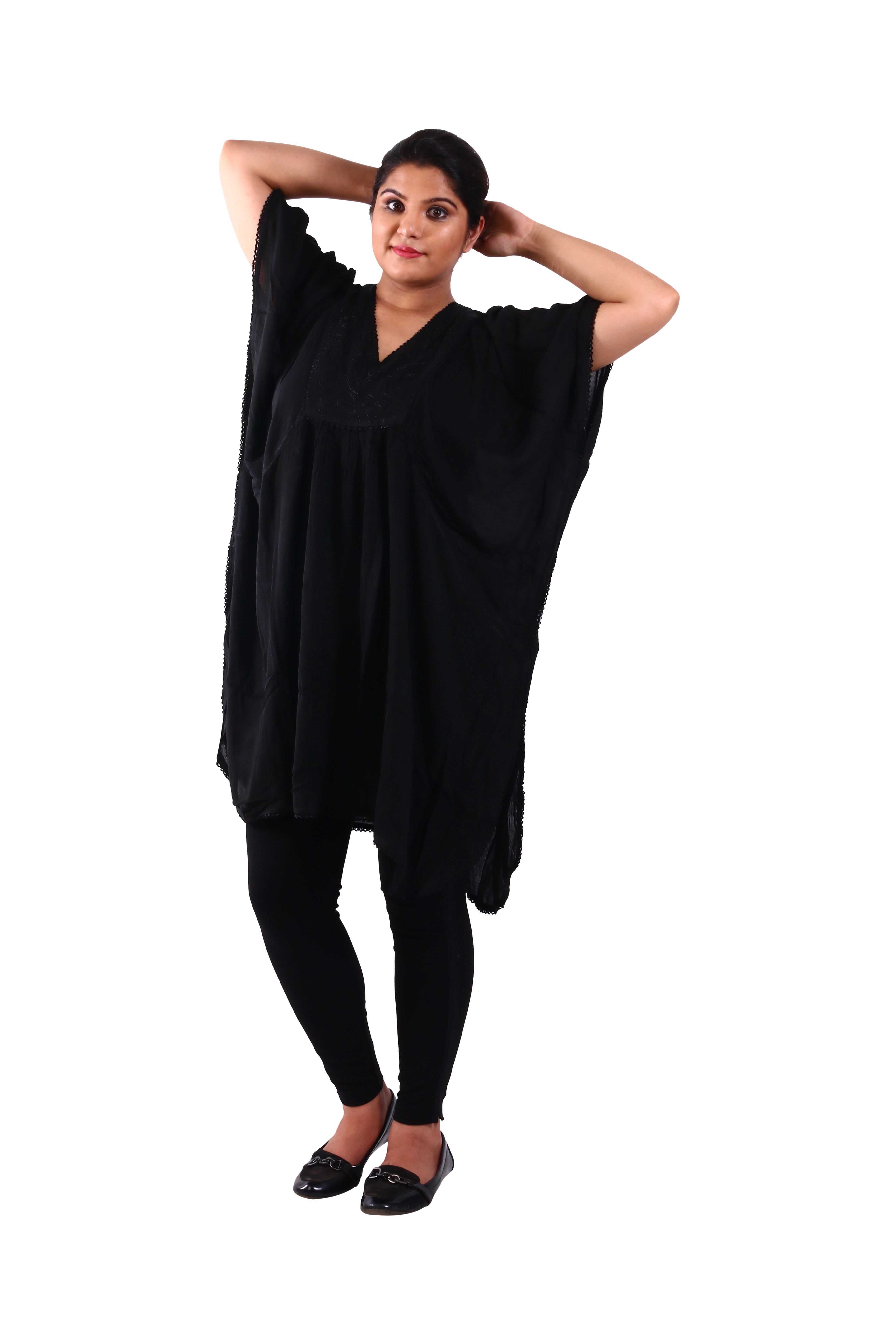 Sky Blue Rayon Kaftan