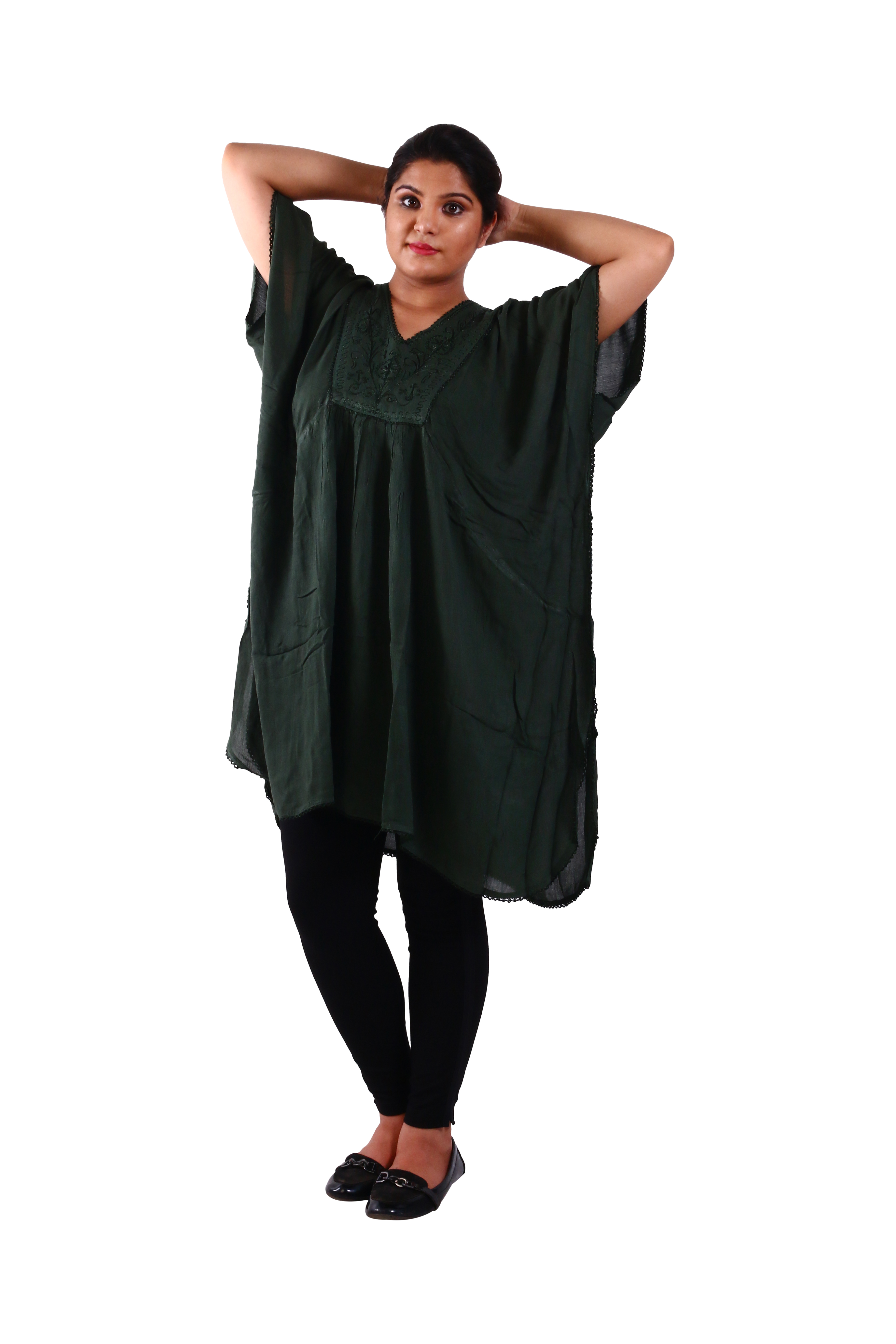 Sky Blue Rayon Kaftan