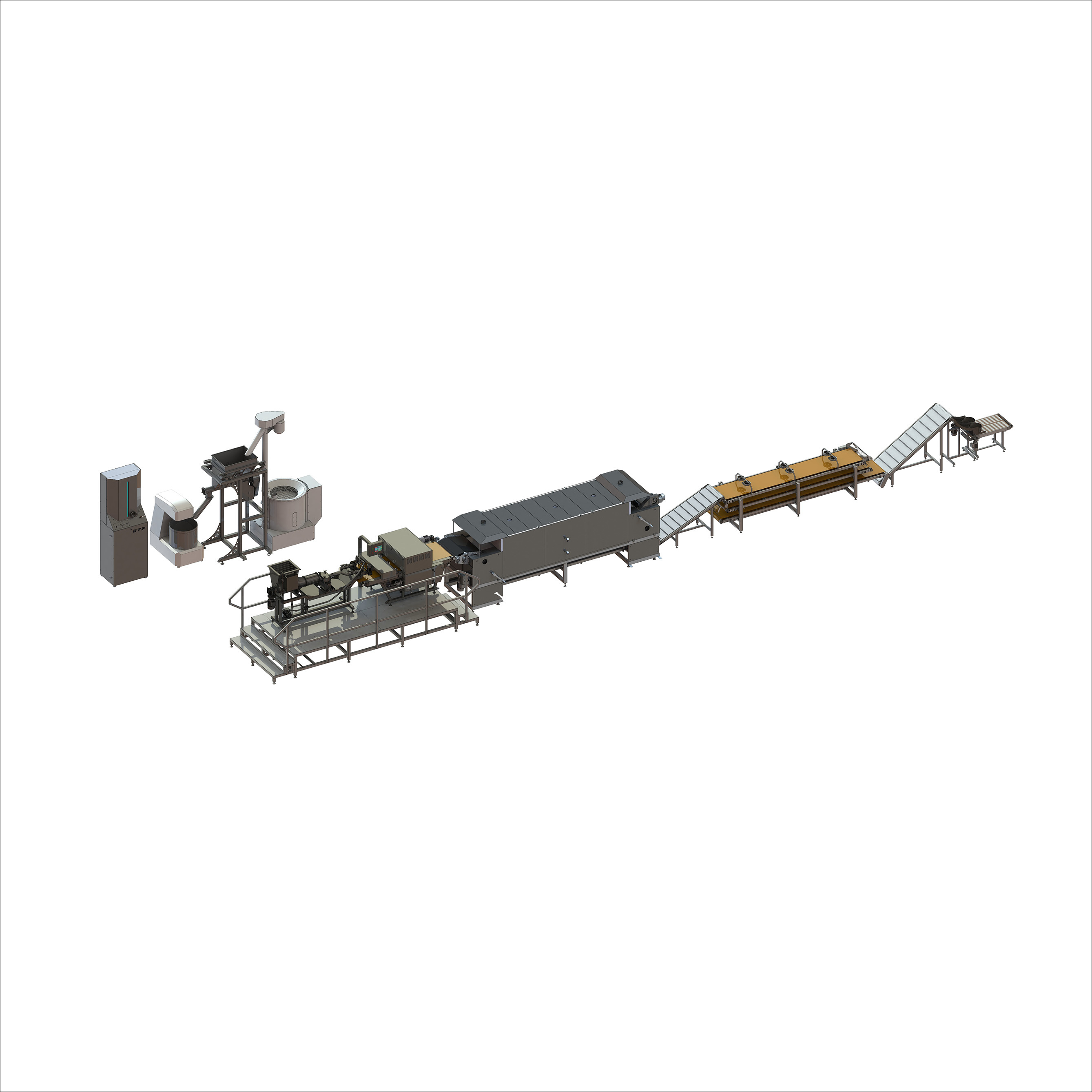 Automatic Tortilla Production Line Equipment Size: 450