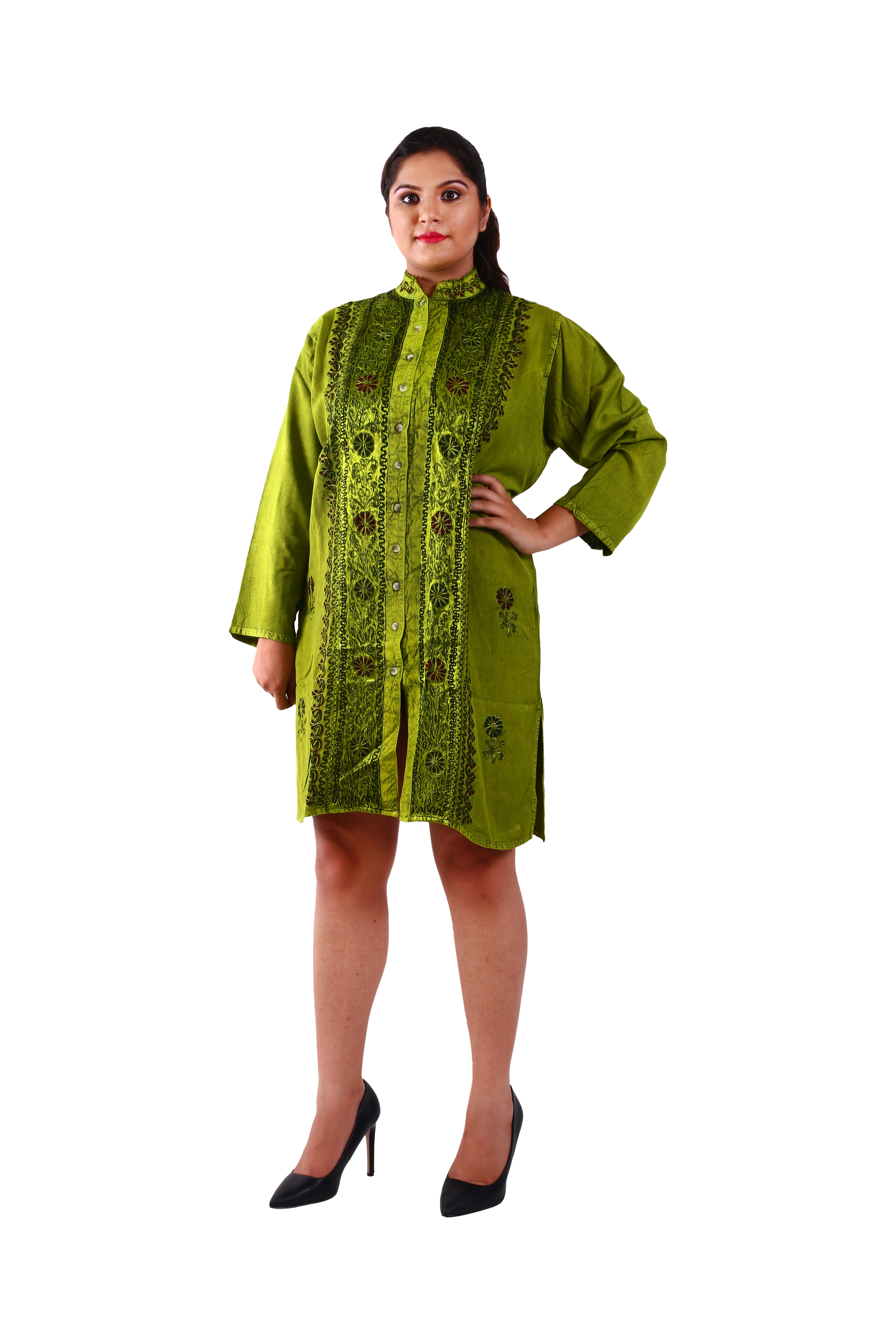 Green Satan Patch Tunic