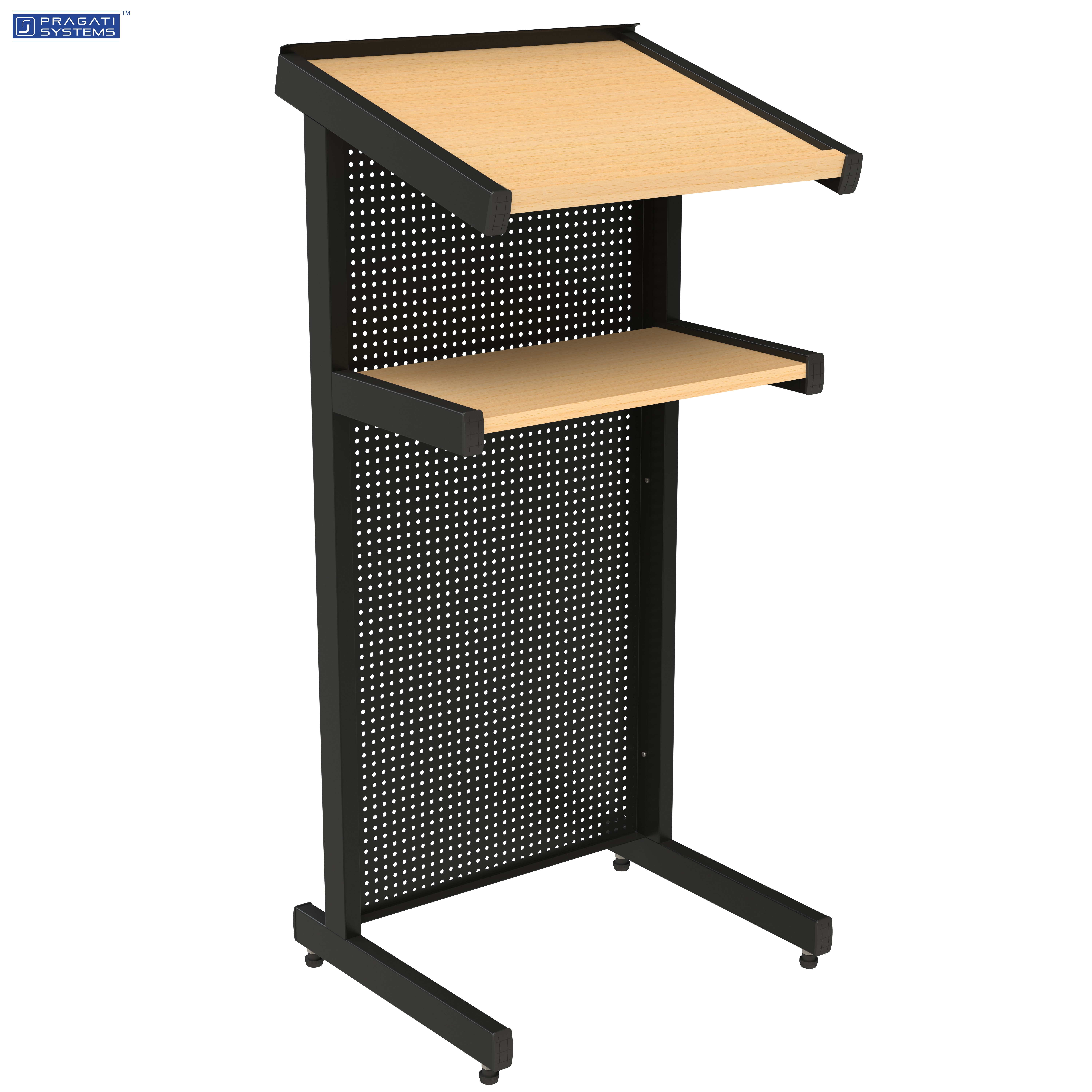 Mdf And Steel Heavy-duty Lecture Stand Pds-04