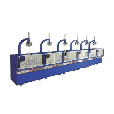 6 Block Wire Drawing Machine - Color: Blue