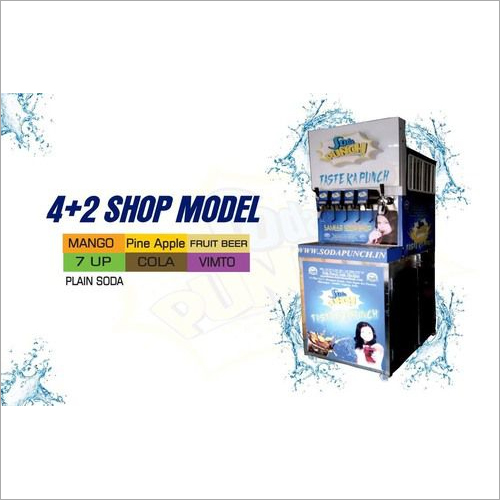Soda Fountain Machine - Stainless Steel, 220 Voltage, Automatic | 1 Year Warranty, Homogenizer Mixer, Custom Color Options