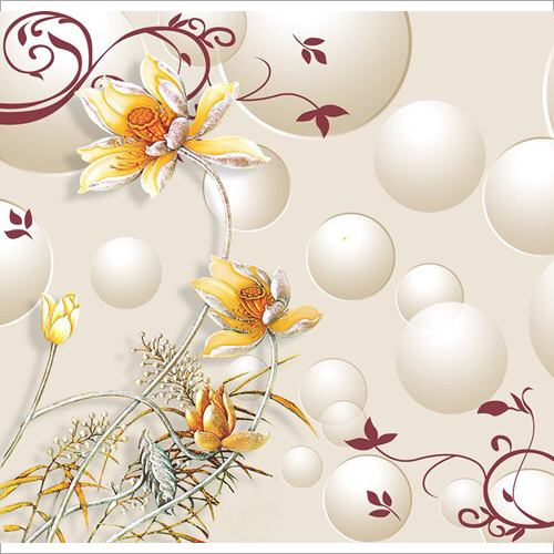 3D Custom Printed Wallpaper